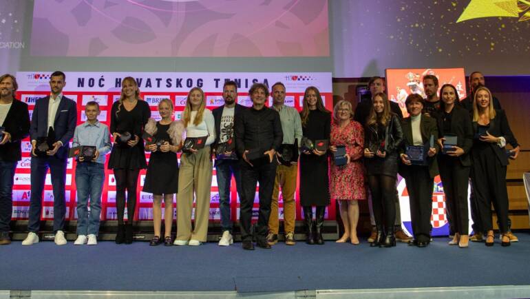 Na Noći hrvatskog tenisa nagrada za životno djelo Sabrini Goleš