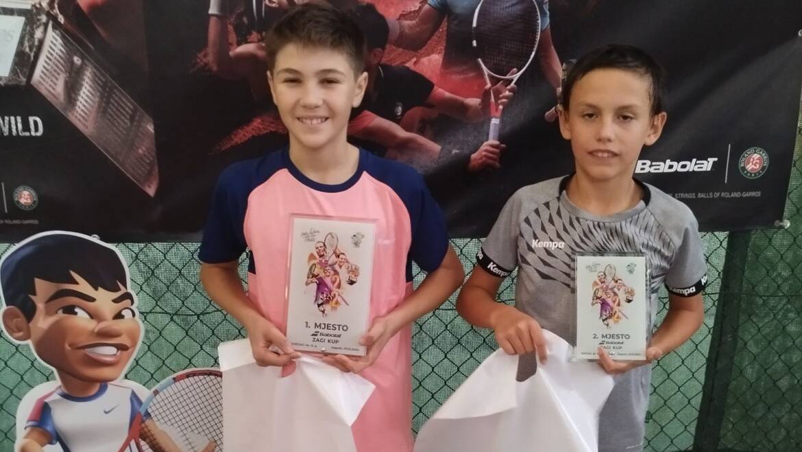 Borna Marić i Ana Marija Rebić pobjednici Dvoranskog Babolat Zagi kupa do 12 godina