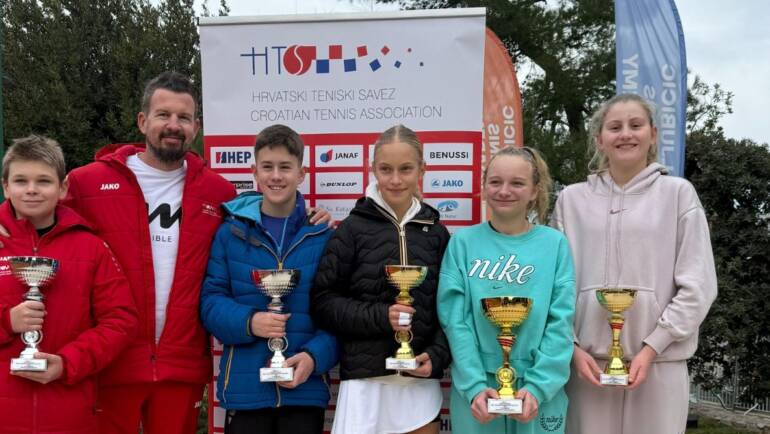 Ivan Bobetić i Ana Marija Rebić najbolji na Dvoranskom prvenstvu Hrvatske do 14 godina