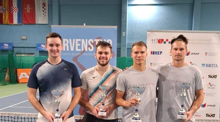 Deni Žmak i Karlo Kajin za naslov pobjednika Dvoranskog prvenstva Hrvatske za seniore