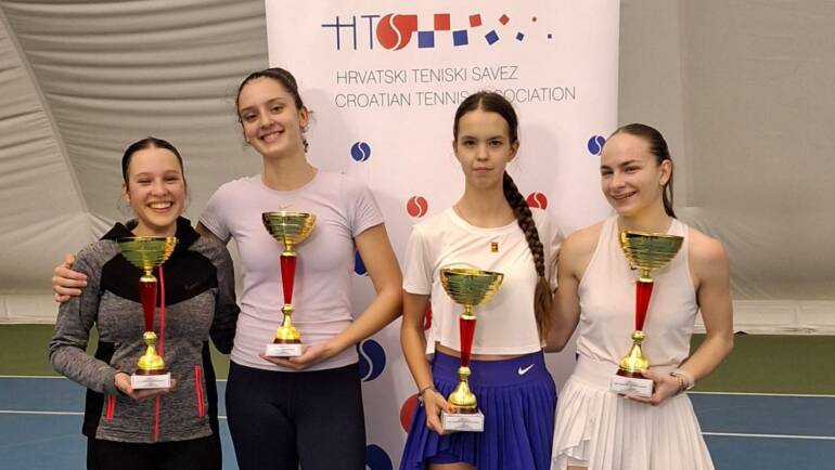 Korana Barišić i Milana Rašan-Buha za naslov pobjednice Dvoranskog PH do 16 godina