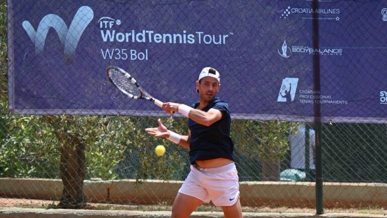 Nino Serdarušić, Matija Pecotić i Admir Kalender u 2. kolu ITF World Tennis Toura u Bolu