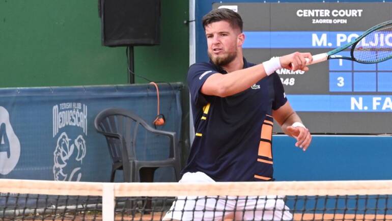 Mili Poljičak izgubio polufinale ATP Challengera u Skoplju, Fatić uzvratio za zagrebački poraz