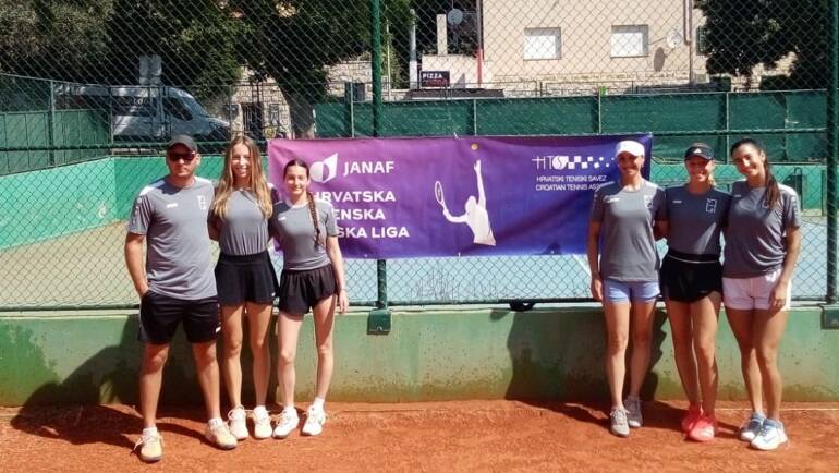 Pobjede tenisačica Zagija, HTK Zagreba i Splita 1950