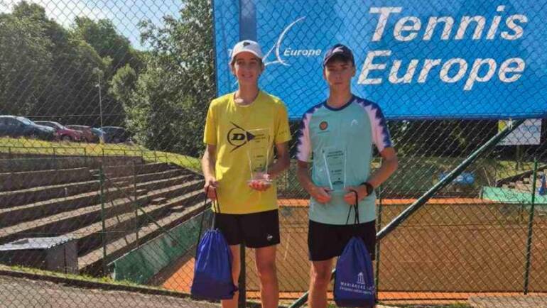 Rene Bertos pobjednik Tennis Europe turnira u Marianskim Laznama