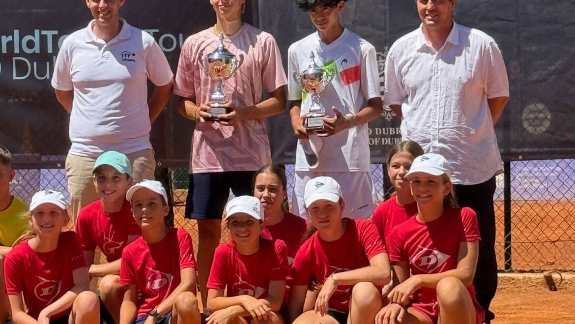 Jou-George Gnjidić i Lili Kordić drugi na juniorskom ITF turniru u Dubrovniku