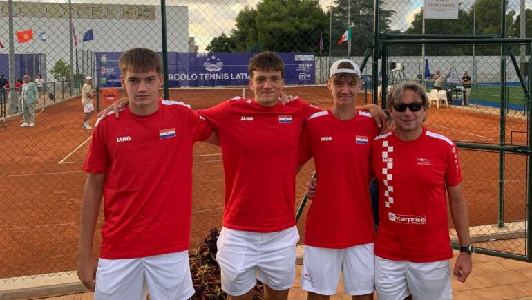 Ženska reprezentacija do 16 godina bez finala u Ostravi, tenisači izgubili od Slovenaca