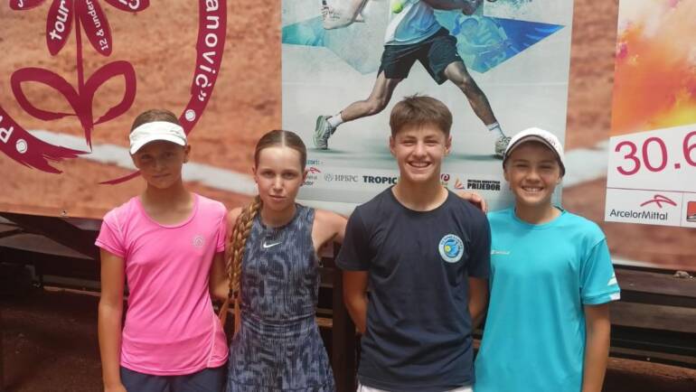 Borna Marić, Jan Celiščak, Jakov Ogrizek i Lea Bertos do četvrtfinala TE turnira u Prijedoru