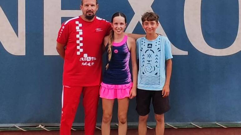 Jan Celiščak i Lea Bertos u četvrtfinalu Tennis Europe turnira u Dunakesziju
