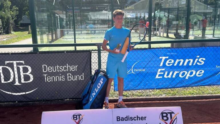 Jakov Ogrizek do naslova u paru na Tennis Europe turniru u Karlsruheu