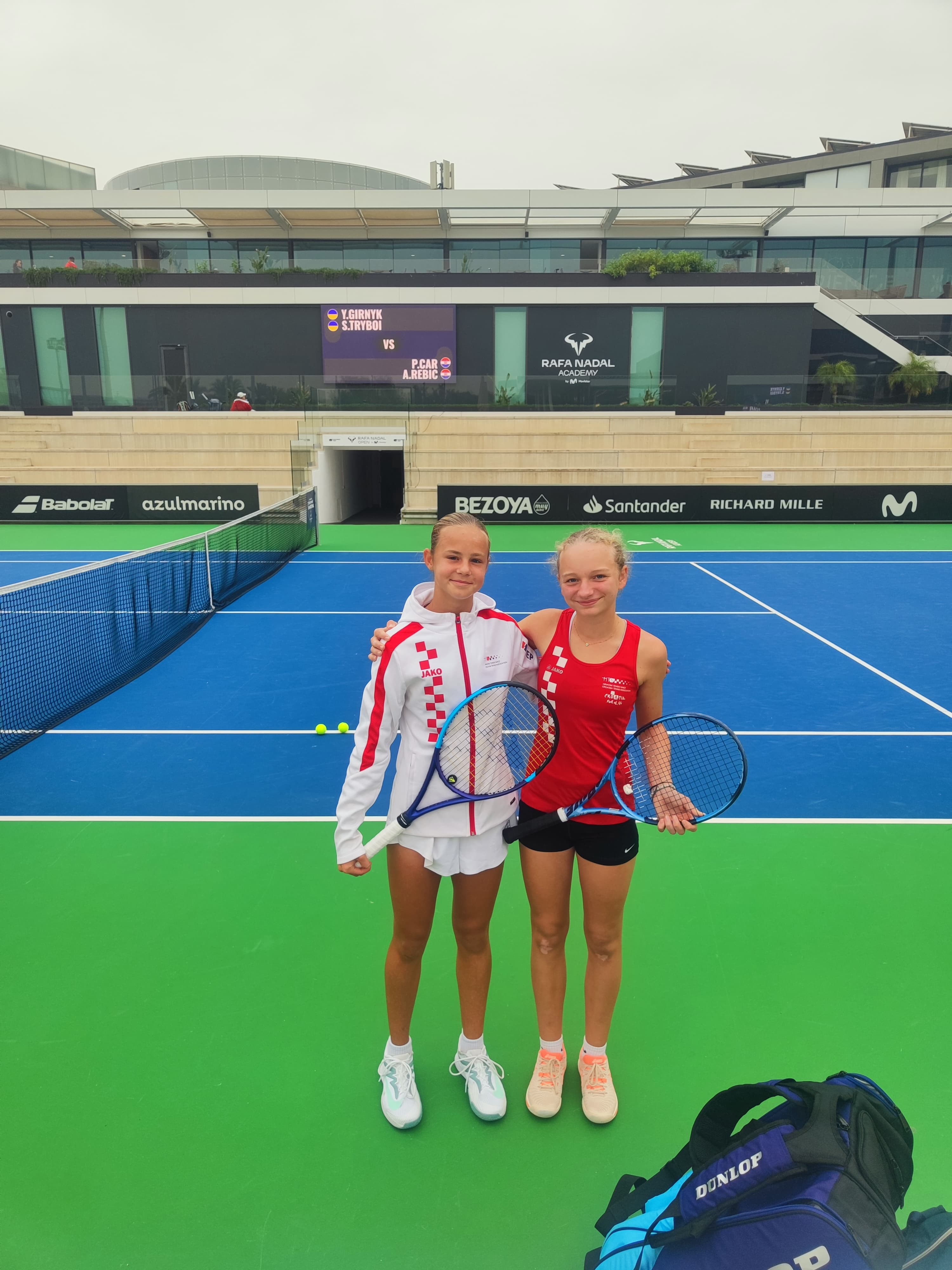 Polina Car i Ana Marija Rebić u finalu parova na Tennis Europe festivalu na Mallorci