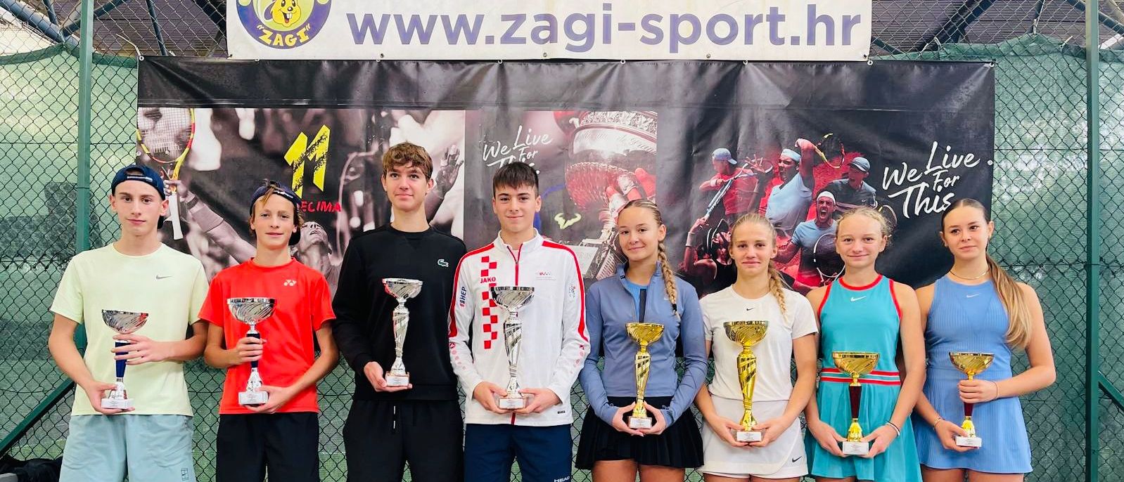 Leon Motušić i Ana Marija Rebić te Manuel Matešić i Iva Jerković najbolji na Mastersima do 13 i 15 godina