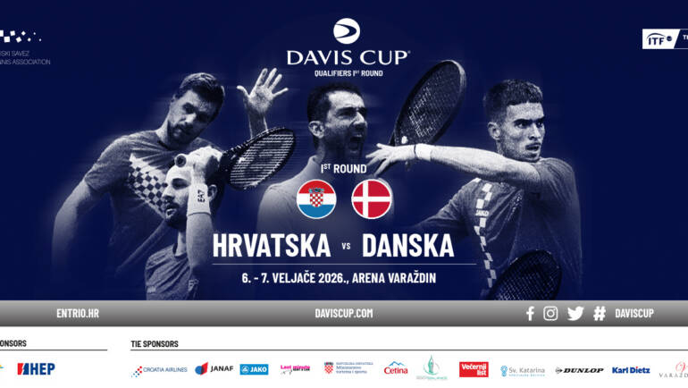 Počela prodaja ulaznica za susret Hrvatske i Danske u Davis Cupu u Varaždinu