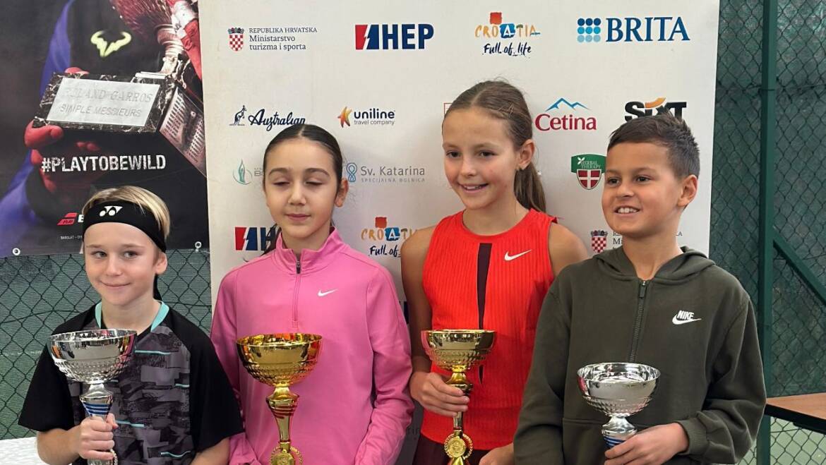 Jure Domagoj Lukin i Marta Barišić najbolji na Dvoranskom prvenstvu Hrvatske do 12 godina