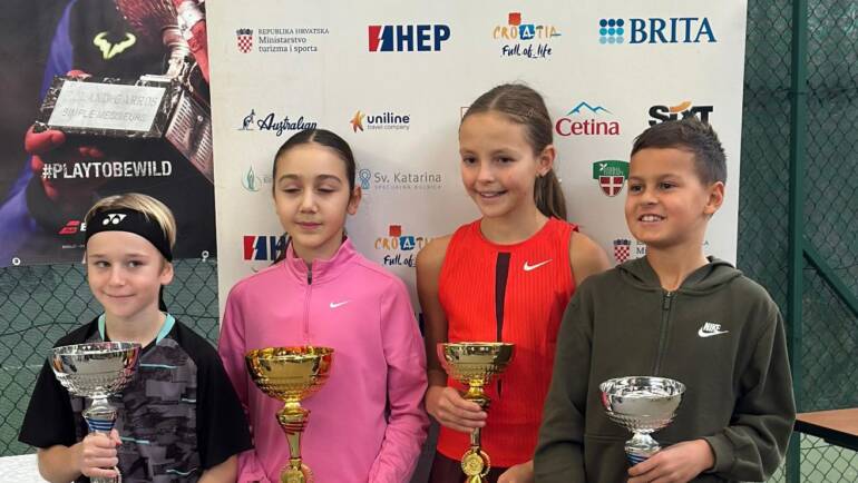 Jure Domagoj Lukin i Marta Barišić najbolji na Dvoranskom prvenstvu Hrvatske do 12 godina