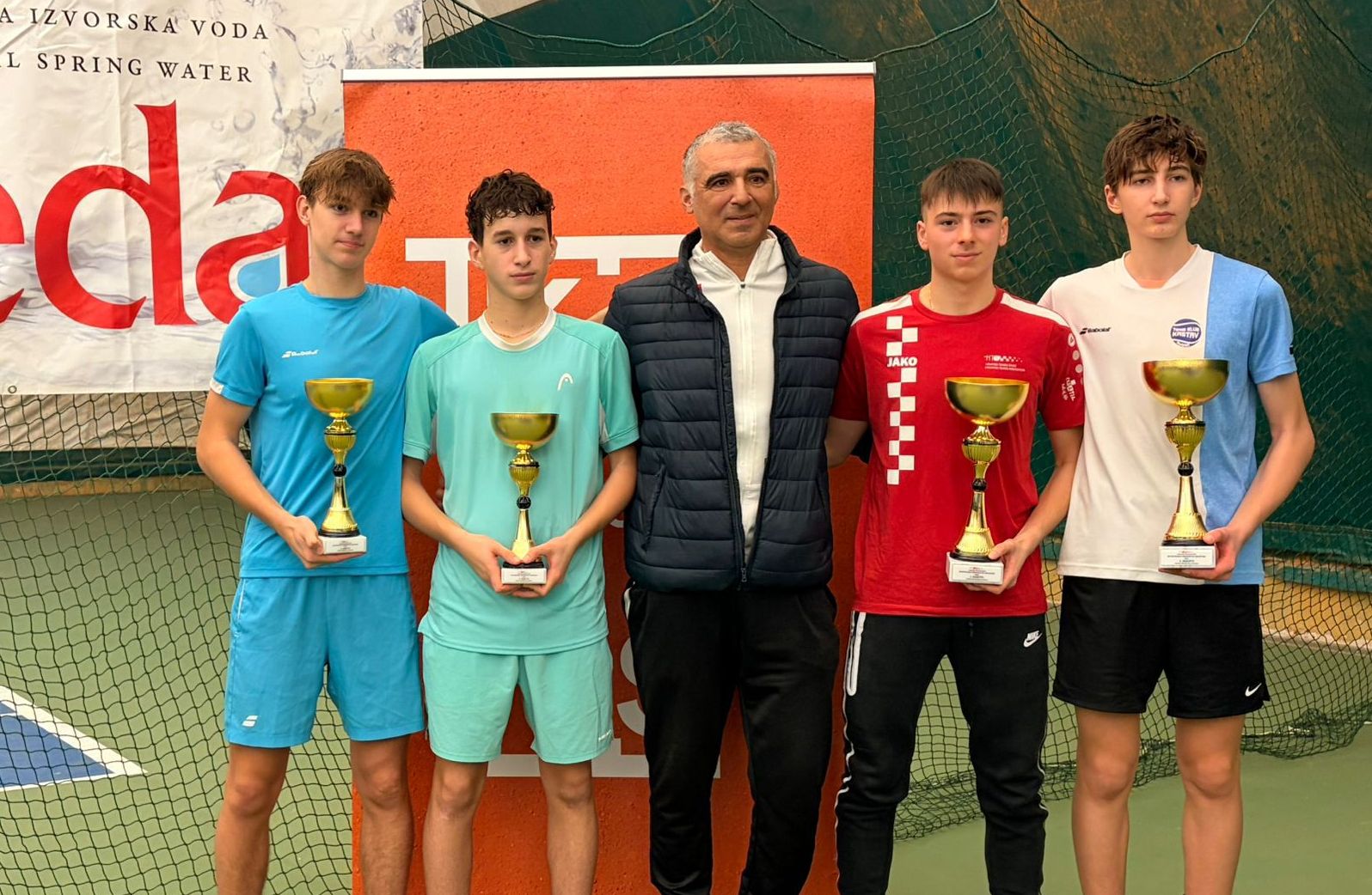 Manuel Matešić i Patrick Voljavec u finalu Dvoranskog PH za juniore do 16 godina