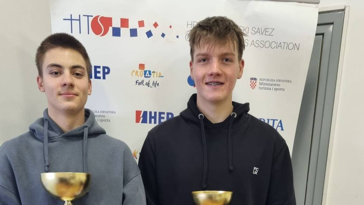 Ivon Jovanović pobjednik Dvoranskog pojedinačnog prvenstva Hrvatske do 18 godina za juniore