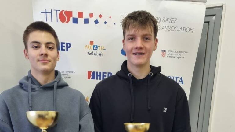 Ivon Jovanović pobjednik Dvoranskog pojedinačnog prvenstva Hrvatske do 18 godina za juniore