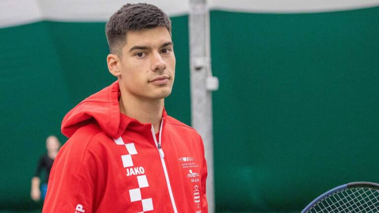 Počele pripreme za Davis Cup, Luka Mikrut prvi put u službenoj postavi