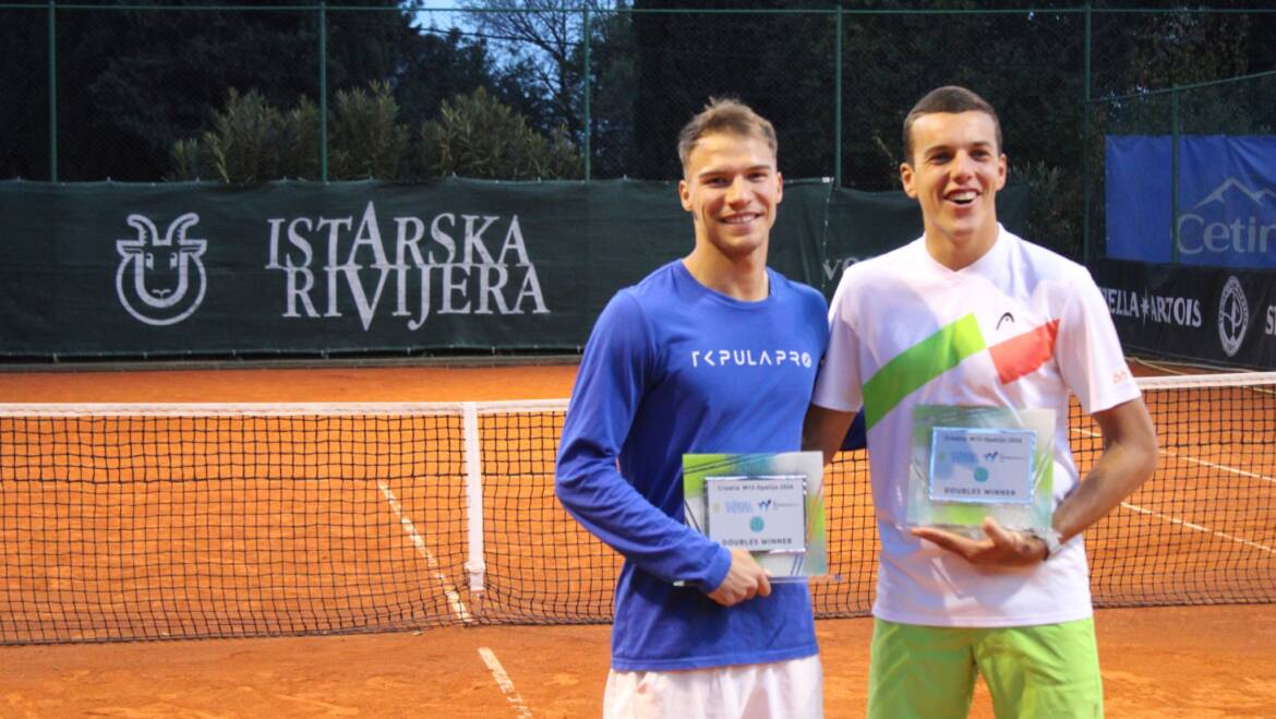Karlo Kajin slavio u paru na ITF World tennis Touru u Opatiji