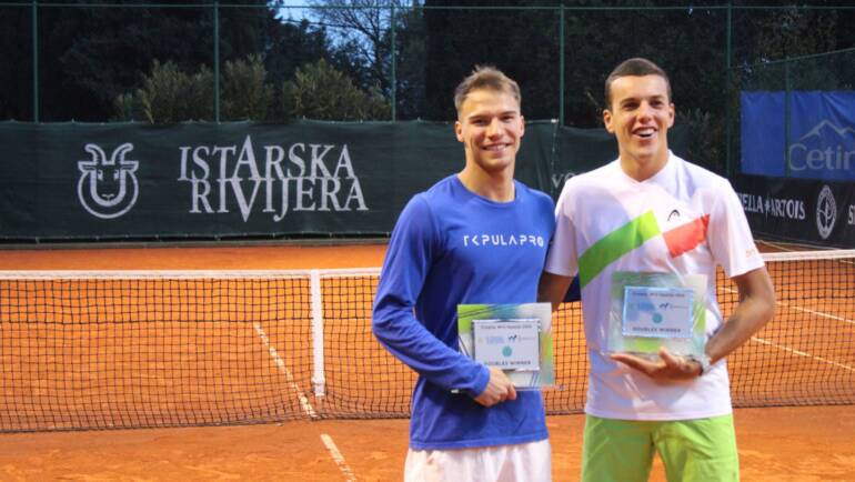 Karlo Kajin slavio u paru na ITF World tennis Touru u Opatiji