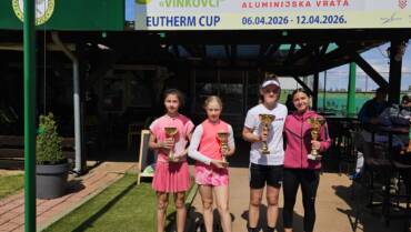 Leon Motušić u finalu Vinkovci Opena, Paula Smolčić slavila u parovima