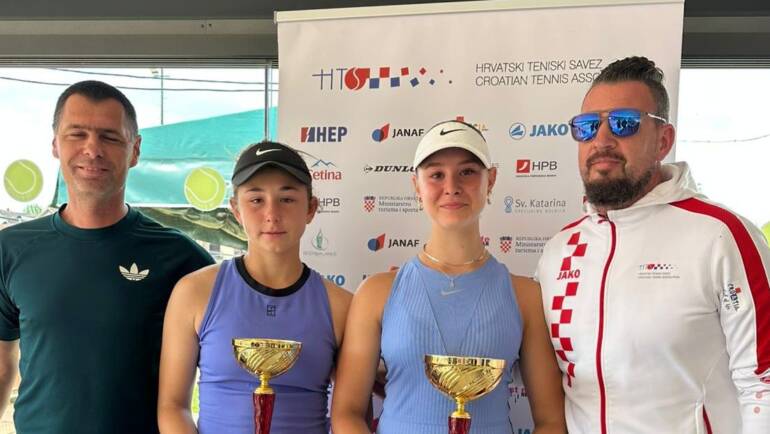 Leon Motušić i Angelina Pavinčić pobjednici Pojedinačnog prvenstva Hrvatske do 14 godina