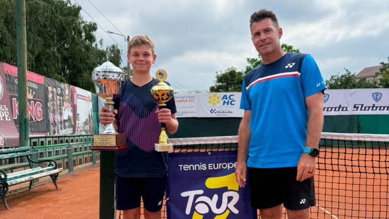 Luka Mitrović u Čačku do svog premijernog naslova u singlu na Tennis Europe turnirima!
