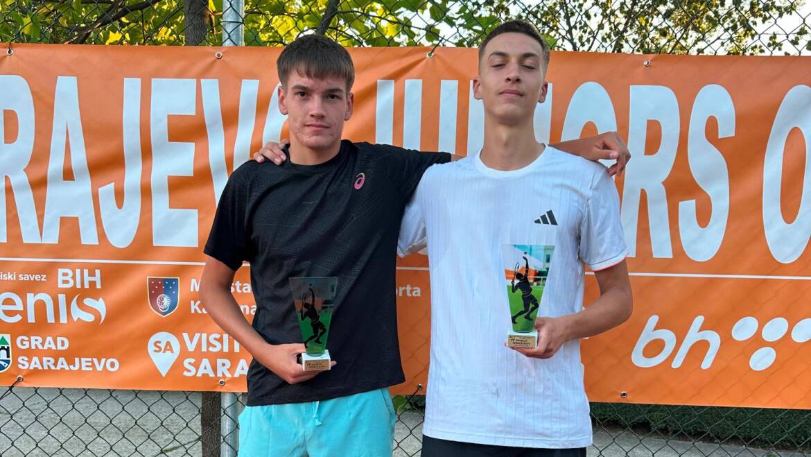 Marko Čolak i Mateo Jerković pobjednici juniorskog ITF turnira u Sarajevu