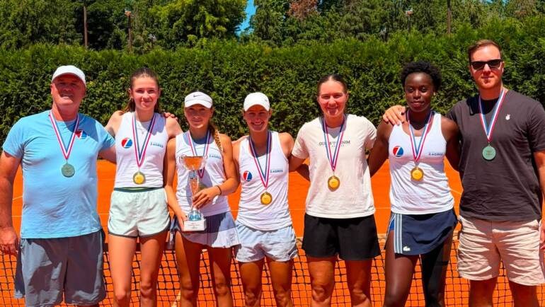 Tenisačice HTK Zagreba pobjednice Premijer lige za seniorke, osvojile 10. naslov prvakinja Hrvatske!