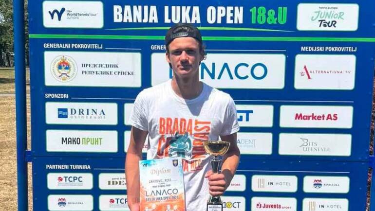 Roko Zahirović bez finala na juniorskom ITF turniru u Banjoj Luci