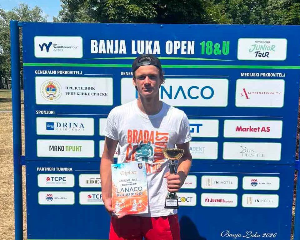 Roko Zahirović bez finala na juniorskom ITF turniru u Banjoj Luci