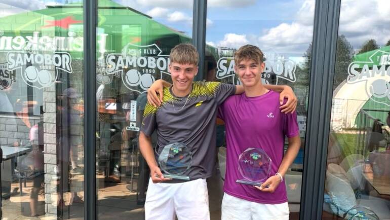 Dario Zorica dvostruki pobjednik juniorskog ITF turnira u Samoboru, dva hrvatska naslova u paru