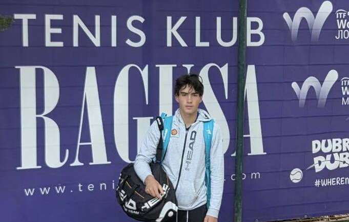 Nino Vižintin u 2. kolu juniorskog ITF turnira u Dubrovniku